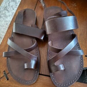 Men’s Jerusalem sandals - all leather sandal